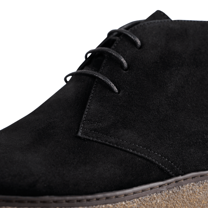 Varfell: Demi Bottes Homme - Gomme Noir - Bleather Maroc