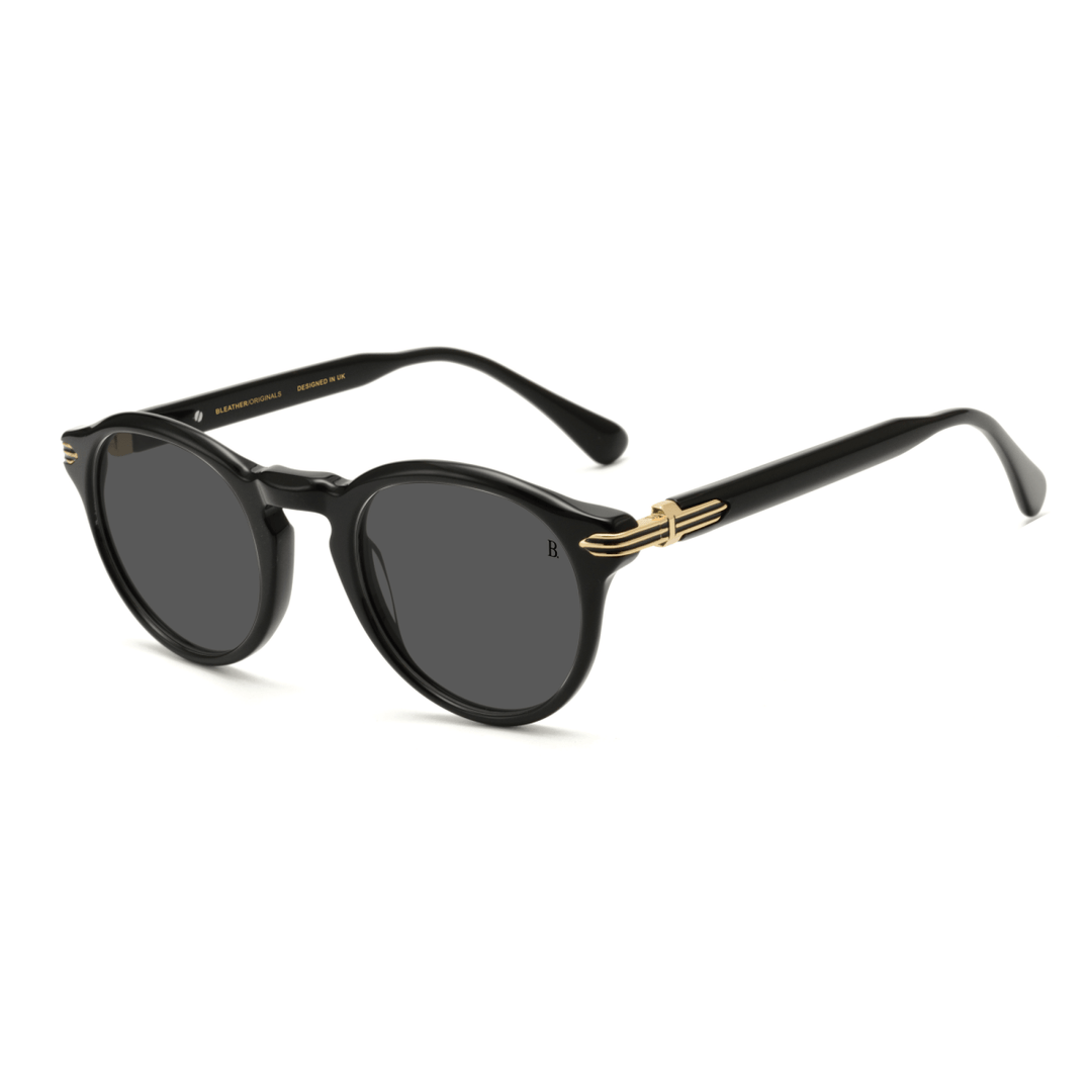 Venus: Lunettes de soleil de luxe Noir - Bleather Maroc