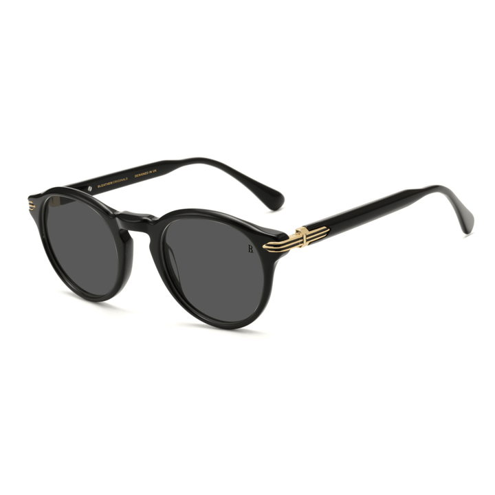 Venus: Lunettes de soleil de luxe Noir - Bleather Maroc