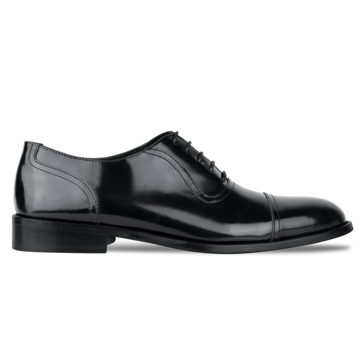 Walker: Richelieu Homme - Cuir Noir - Bleather Maroc
