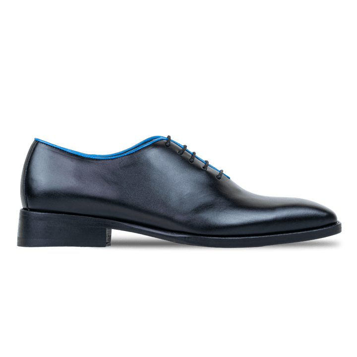 Wesley: Richelieu Homme - Cuir N' Ocean - Bleather Maroc
