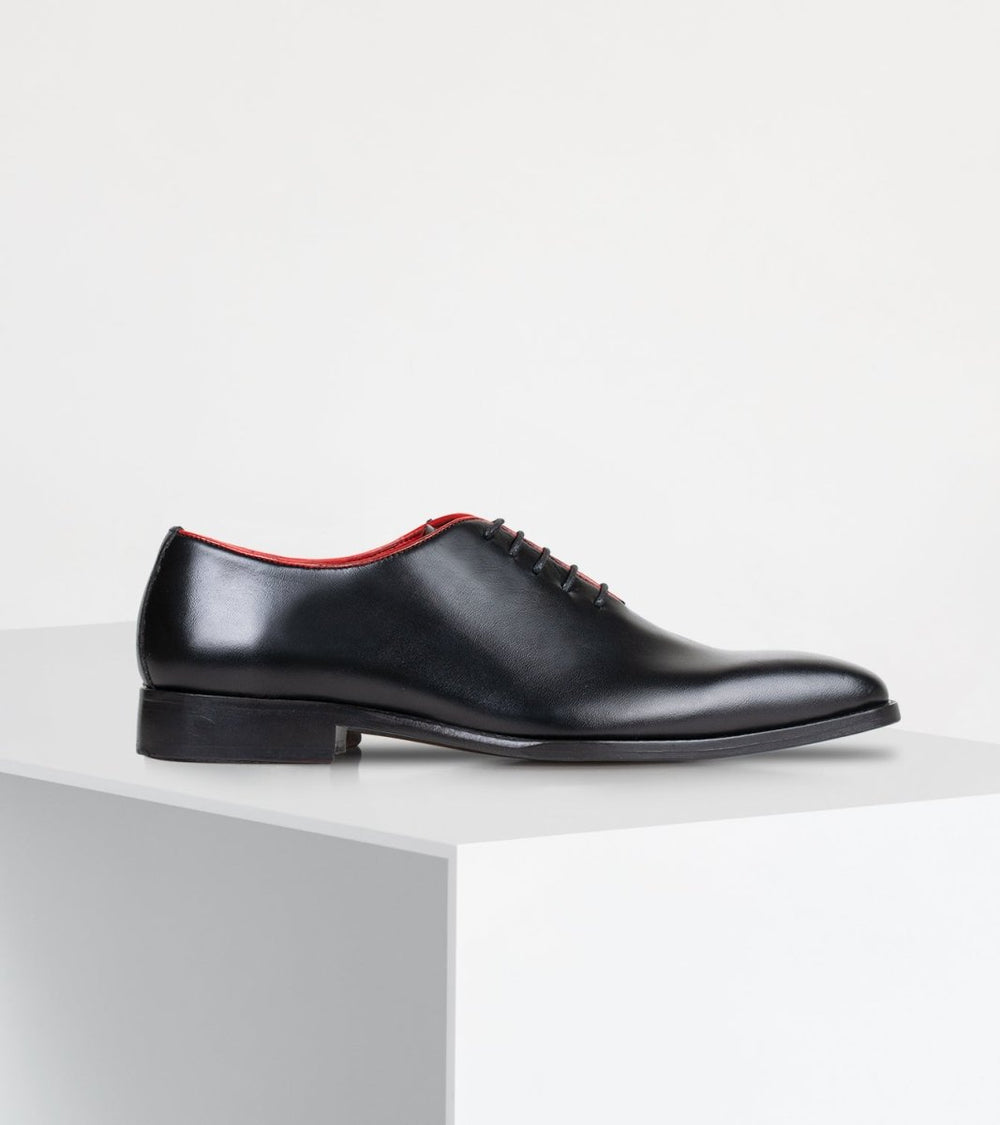 Wesley: Richelieu Homme - Cuir N' Wine - Bleather Maroc