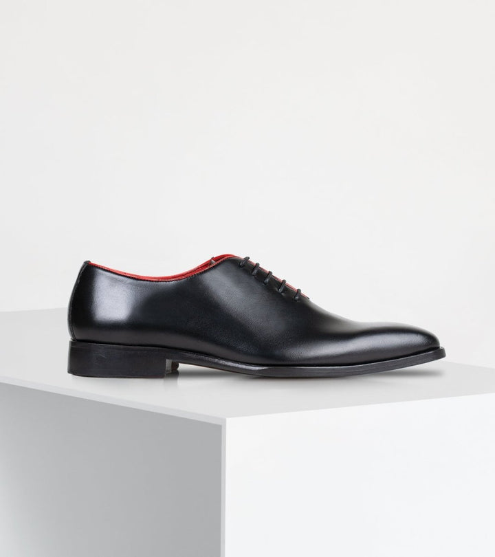 Wesley: Richelieu Homme - Cuir N' Wine - Bleather Maroc