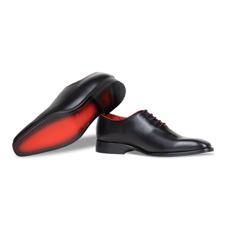 Wesley: Richelieu Homme - Cuir N' Wine - Bleather Maroc