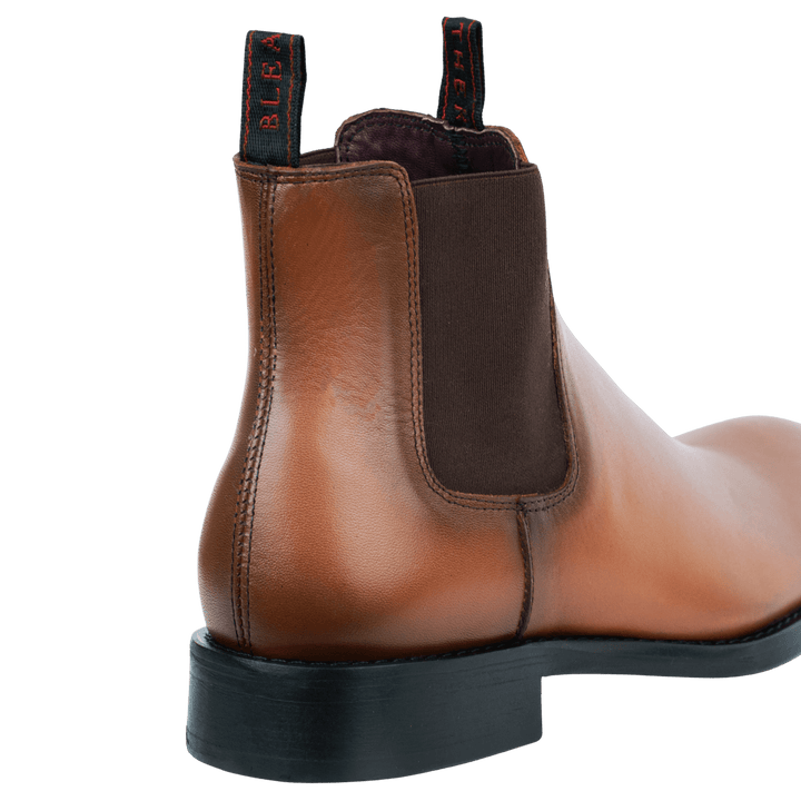 Westwood: Chelsea Boots Homme - Cuir Cognac - Bleather Maroc