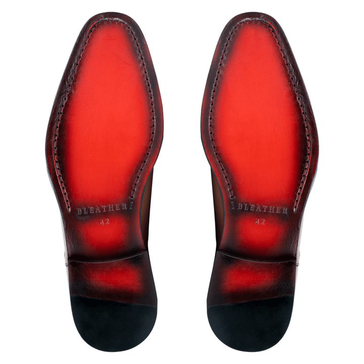 Westwood: Chelsea Boots Homme - Cuir Cognac - Bleather Maroc