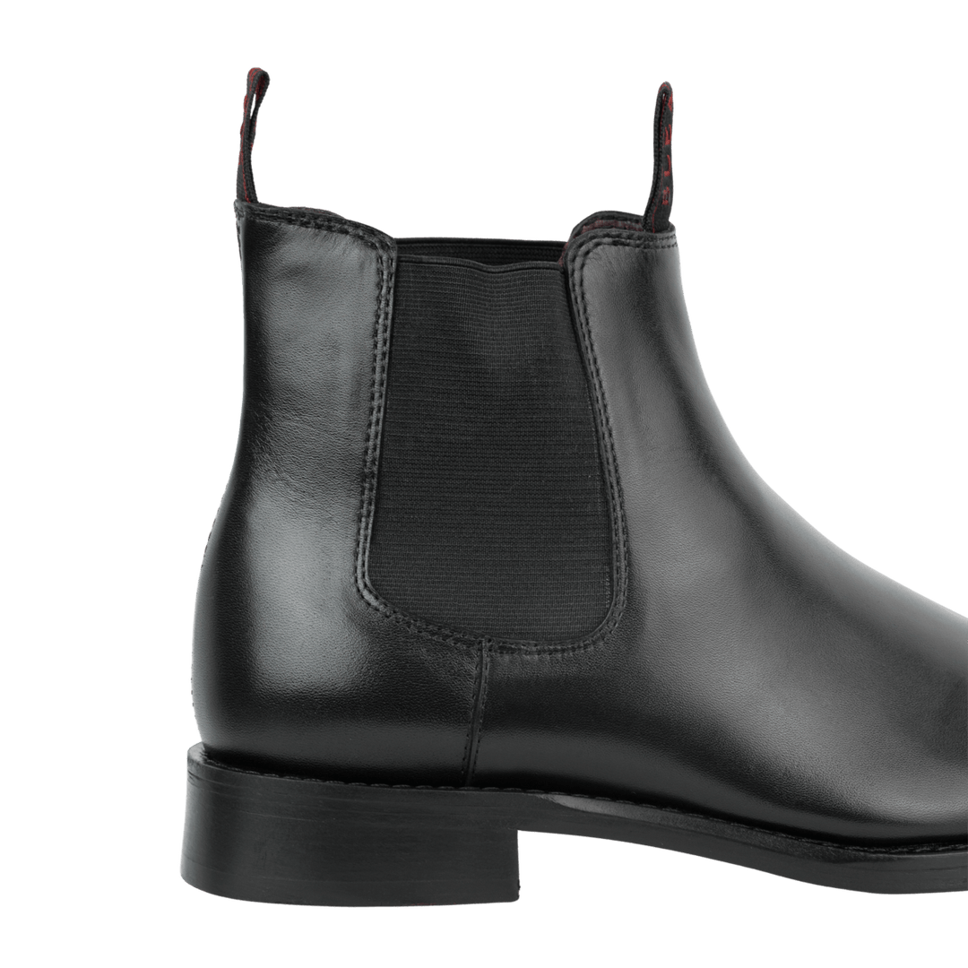 Westwood: Chelsea Boots Homme - Cuir Noir - Bleather Maroc
