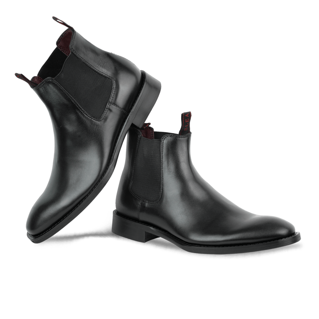 Westwood: Chelsea Boots Homme - Cuir Noir - Bleather Maroc