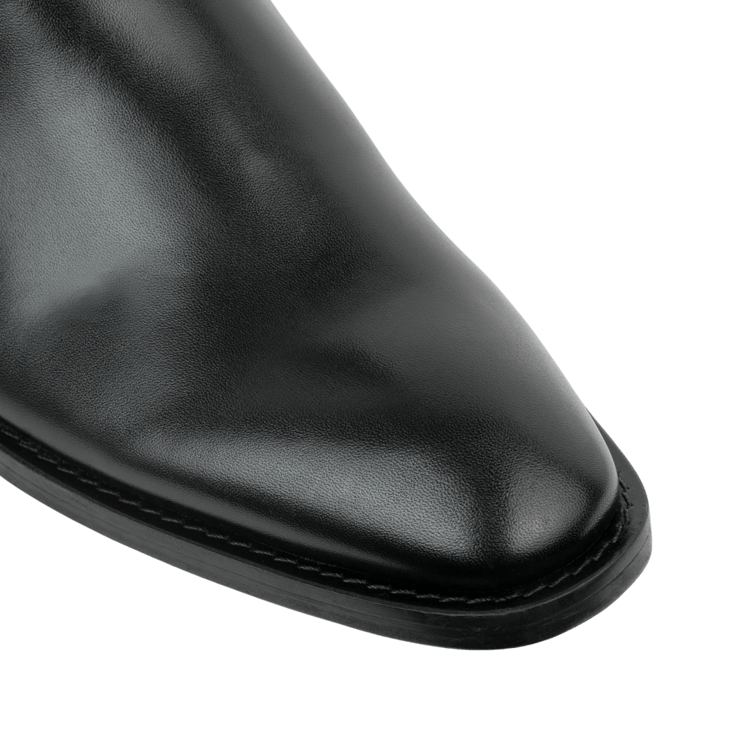 Westwood: Chelsea Boots Homme - Cuir Noir - Bleather Maroc