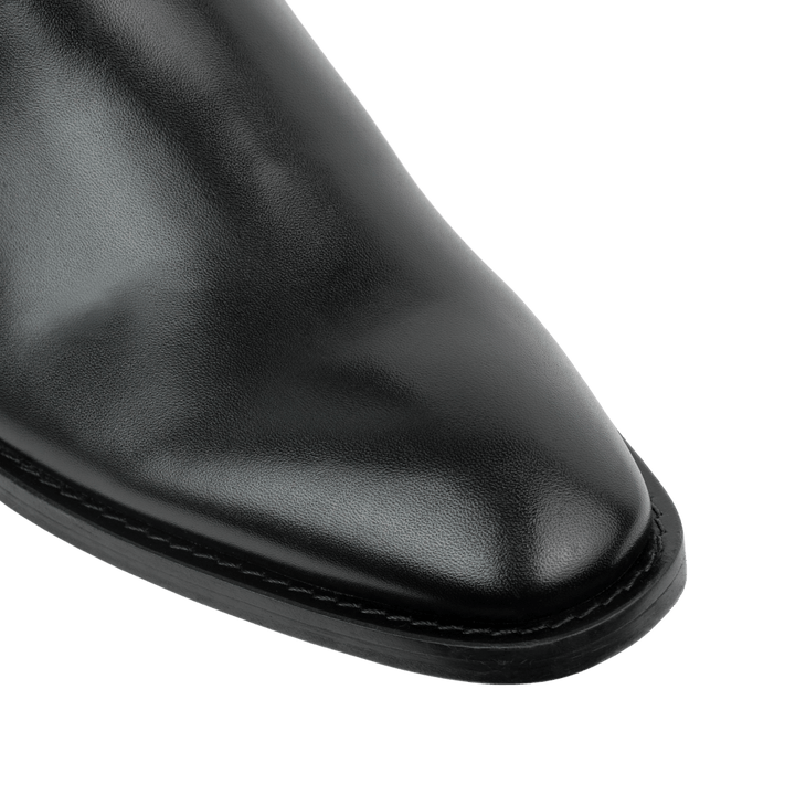 Westwood: Chelsea Boots Homme - Cuir Noir - Bleather Maroc