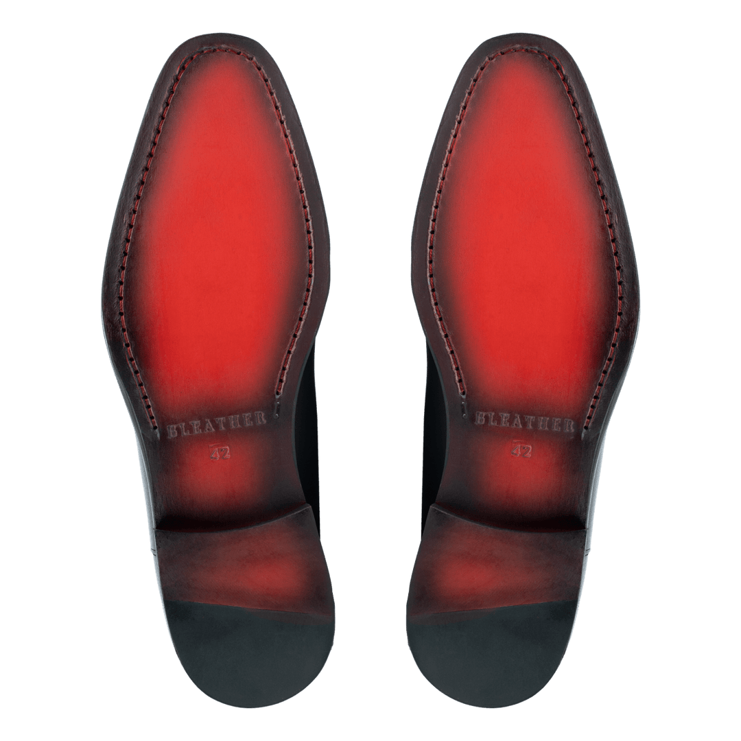 Westwood: Chelsea Boots Homme - Cuir Noir - Bleather Maroc