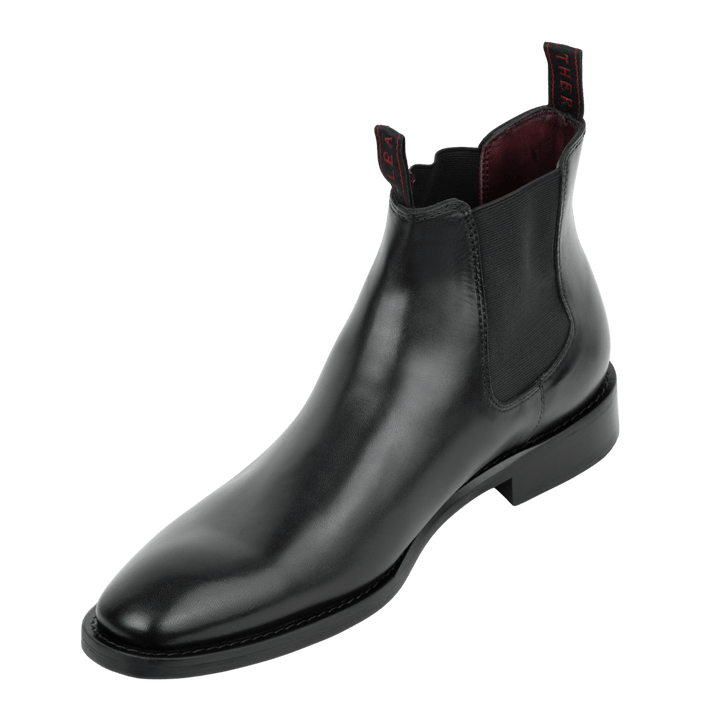 Westwood: Chelsea Boots Homme - Cuir Noir - Bleather Maroc