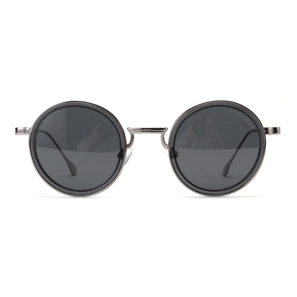 Wisp: Lunettes de soleil de luxe Gris - Bleather Maroc