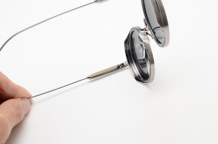 Wisp: Lunettes de soleil de luxe Gris - Bleather Maroc