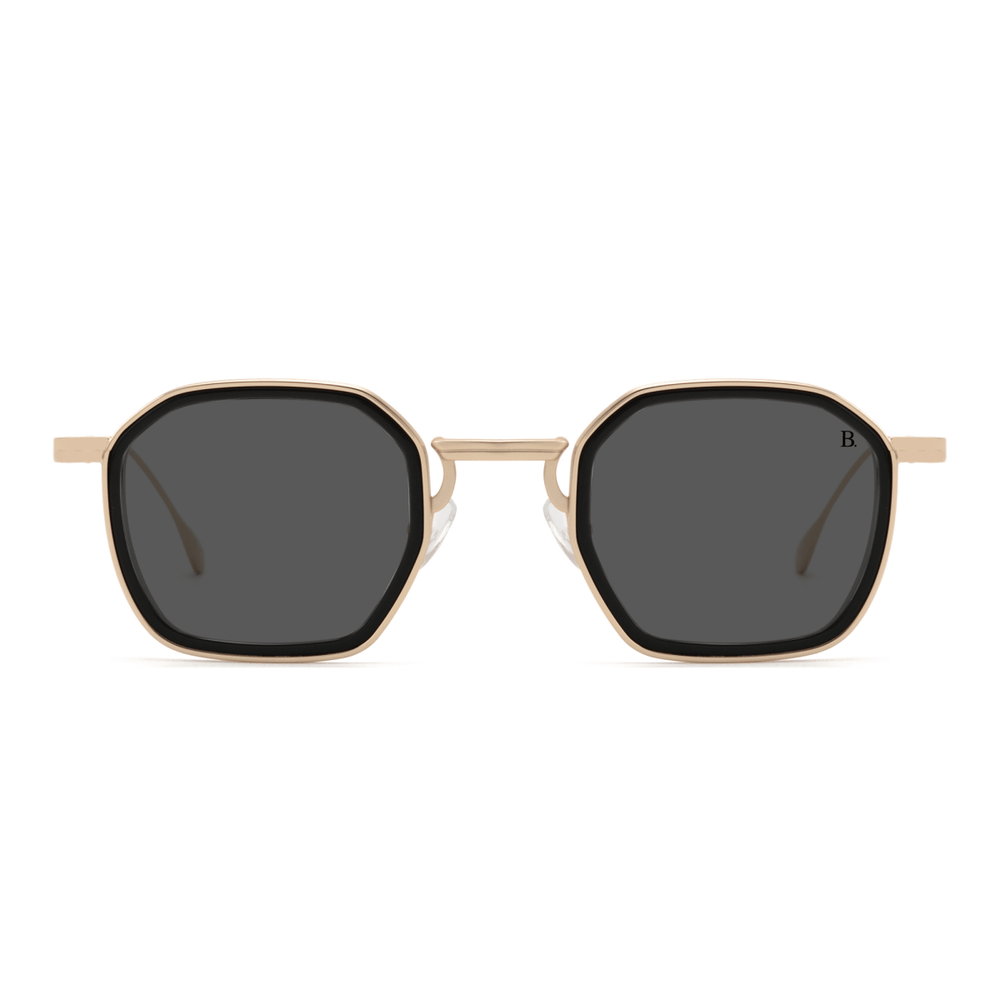 Wisteria: Lunettes de soleil de luxe Doré - Bleather Maroc