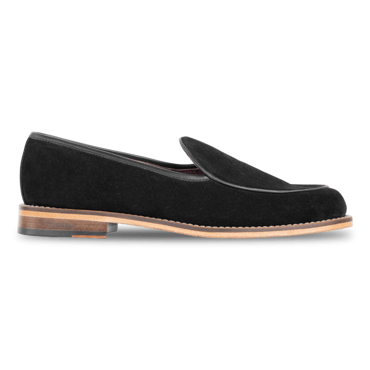 YORK : Mocassin Homme - Daim Noir - Bleather Maroc