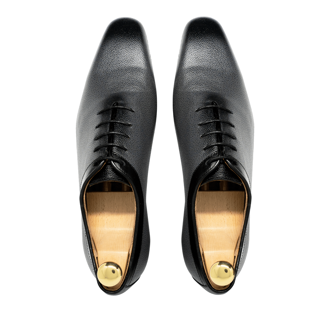 Zafir: Richelieu Homme - Cuir Gris - Bleather Maroc