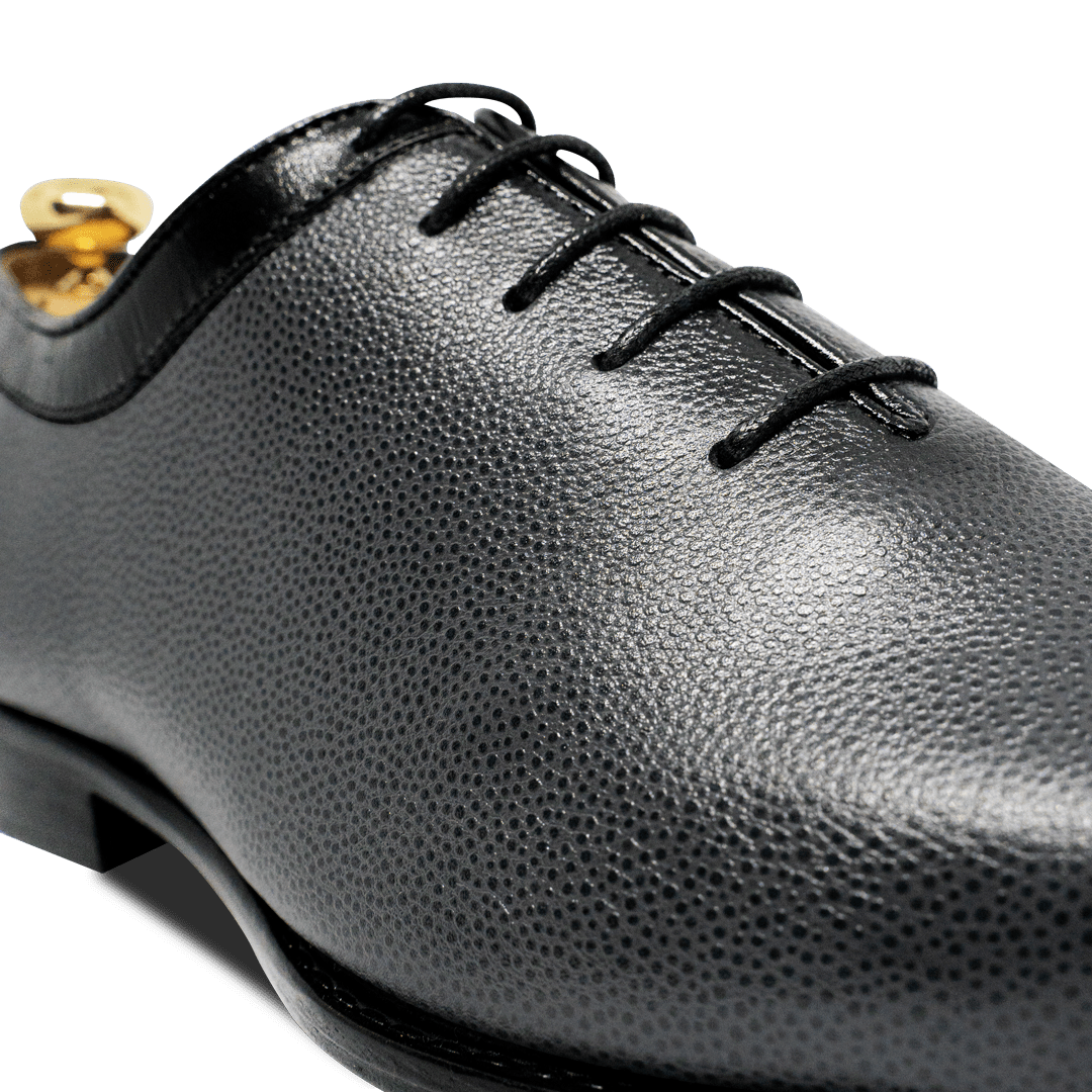 Zafir: Richelieu Homme - Cuir Gris - Bleather Maroc