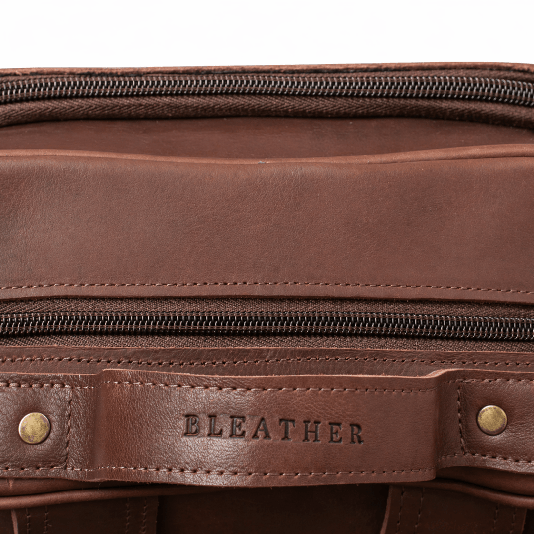 Zenith: Sac à dos - Cuir Marron - Bleather Maroc