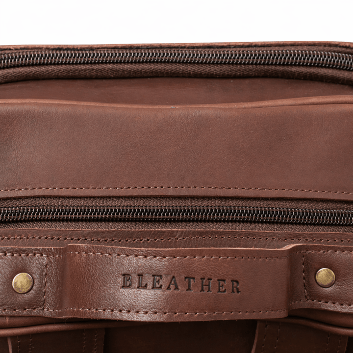 Zenith: Sac à dos - Cuir Marron - Bleather Maroc