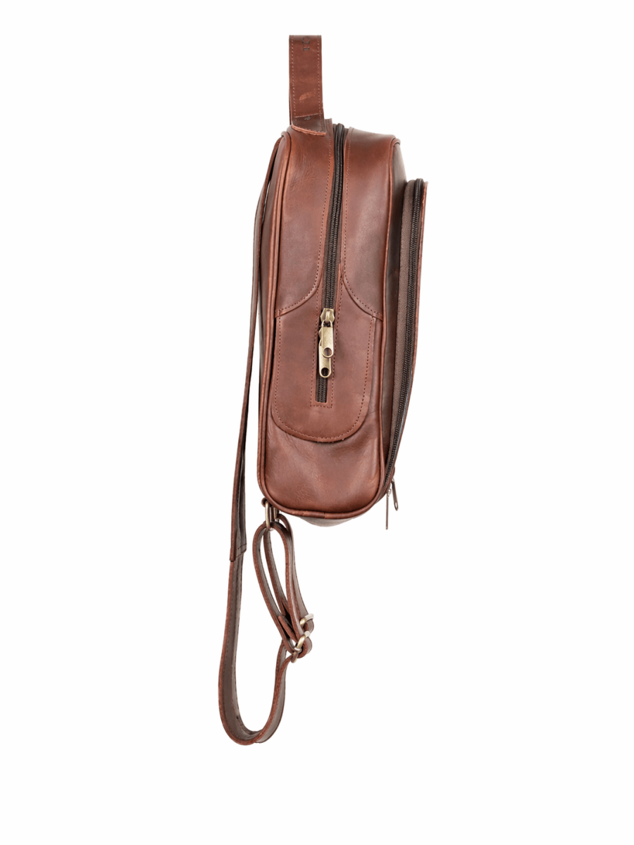Zenith: Sac à dos - Cuir Marron - Bleather Maroc