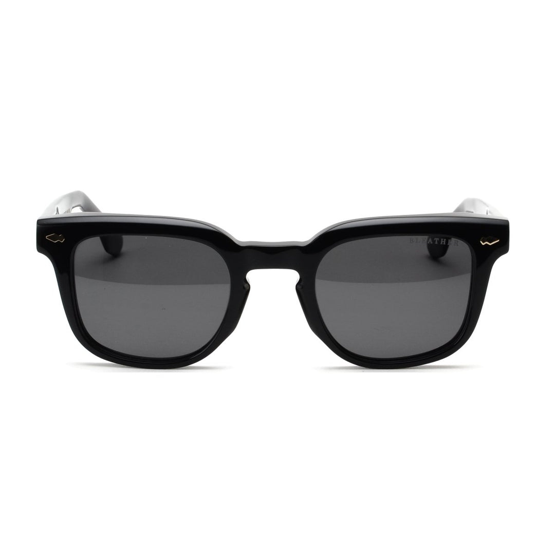 Zephyr: Lunettes de soleil de luxe Noir - Bleather Maroc