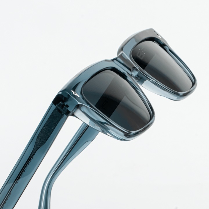 Zodiava: Lunettes de soleil de luxe Gris - Bleather Maroc