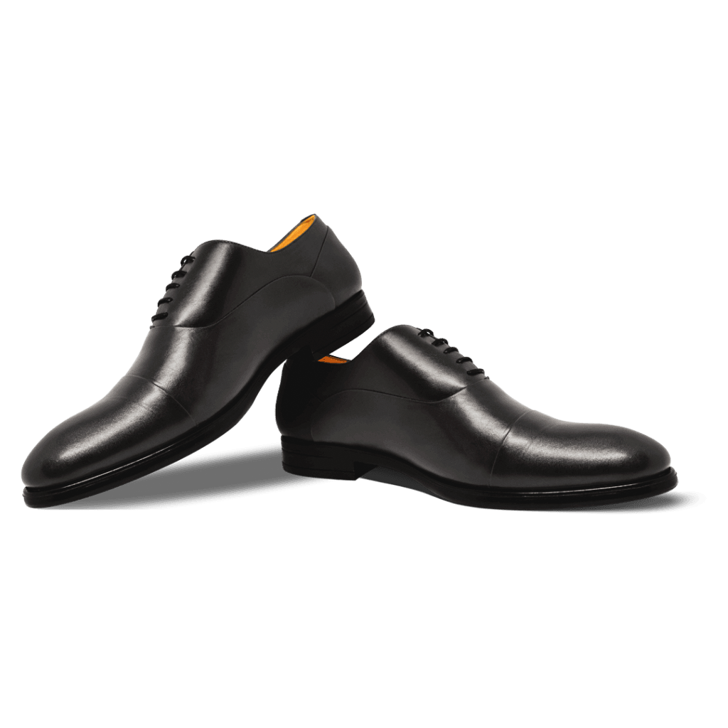 Axton: Richelieu Homme - Cuir Noir - Bleather Maroc